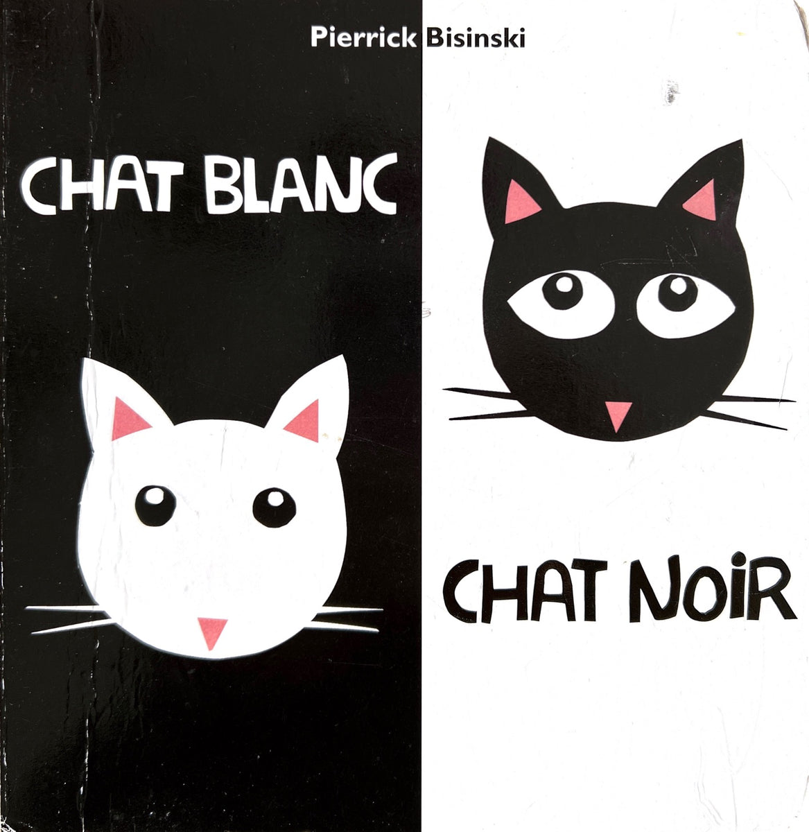 Chat Blanc Chat noir by Pierrick Bisinski Book in French