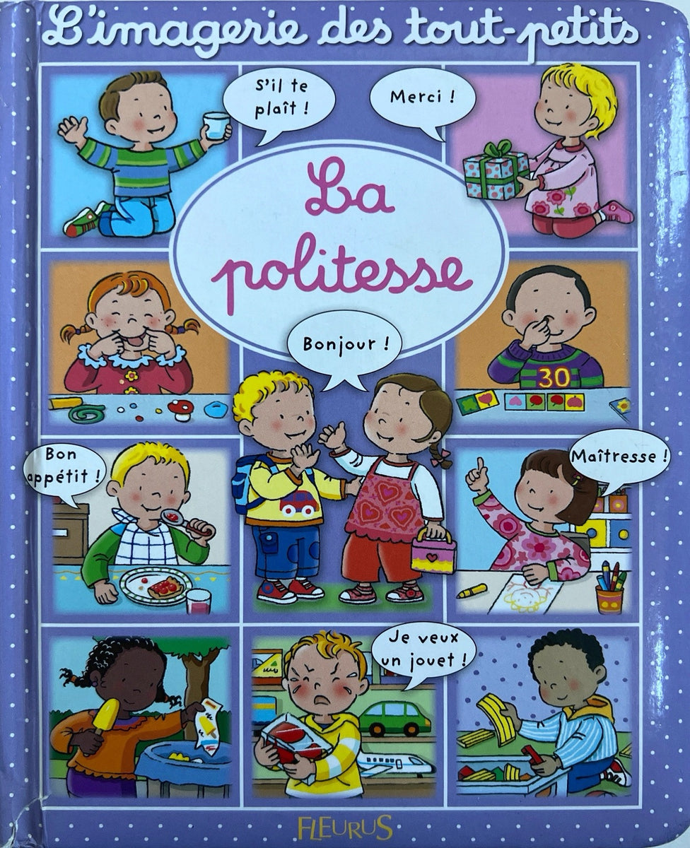 L'imagerie des tout-petits : La politesse - Book in French – My French ...