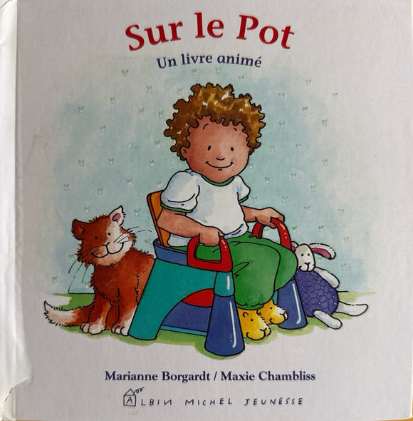 Sur le pot - un livre animé