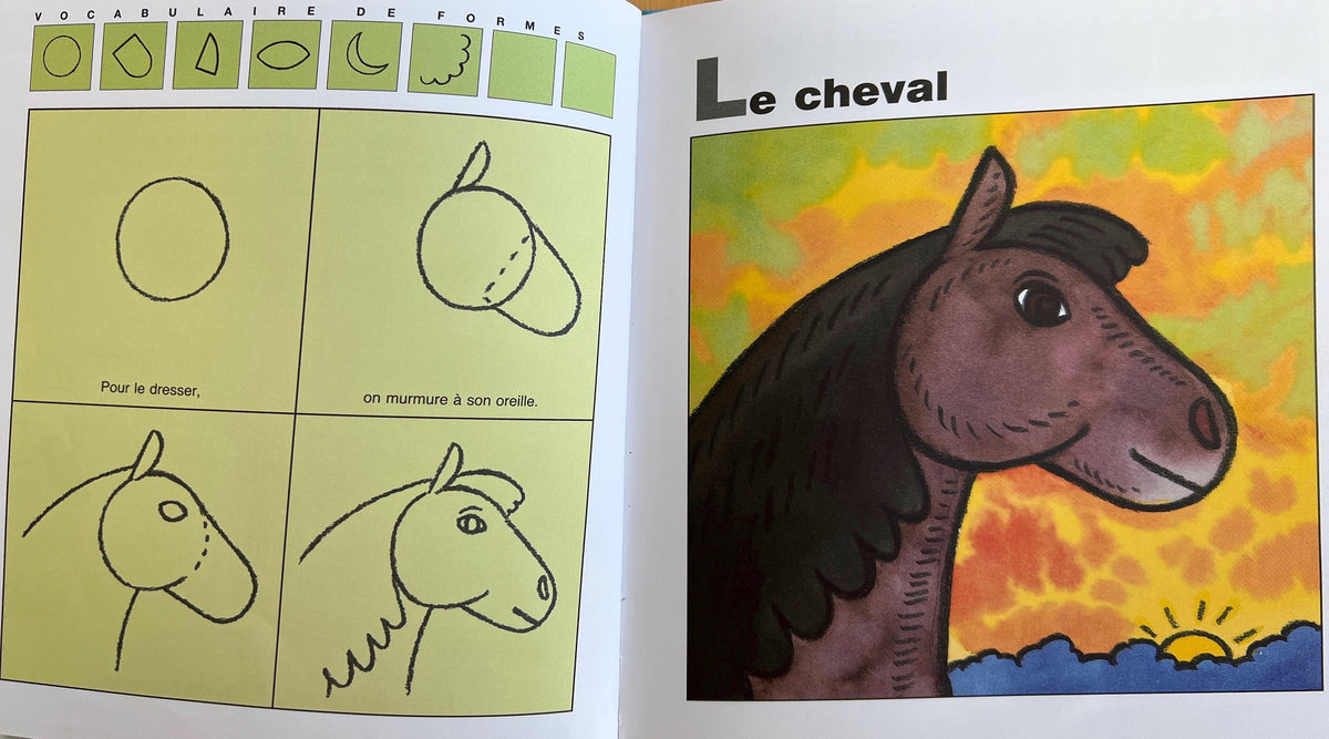 J'apprends à dessiner- Chevaux et poneys - Book in French – My French ...